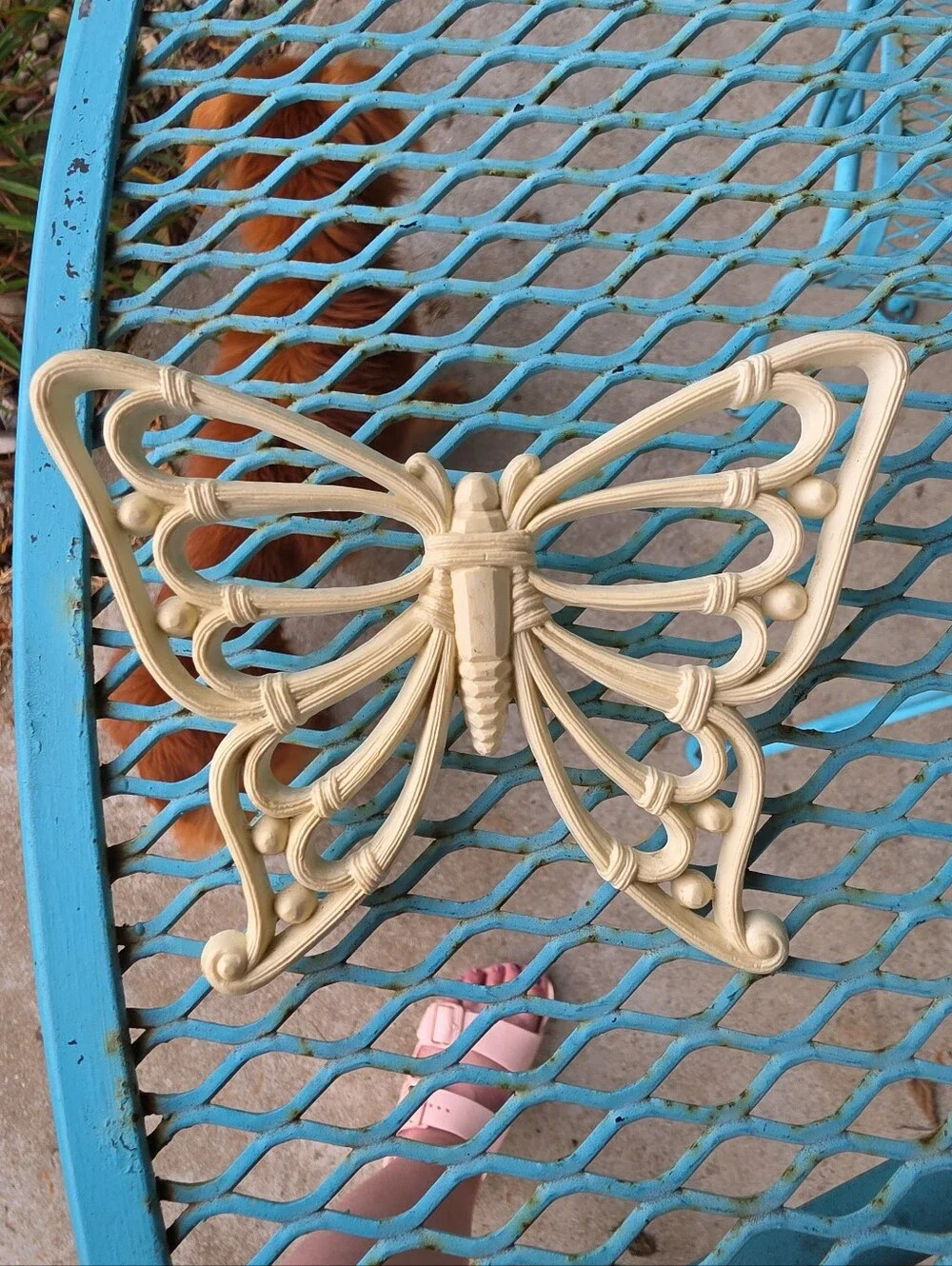 Vintage HOMCO Home Interiors Syroco Butterflies MCM Wall Decor Set of 3